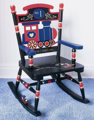 Baby: Rocking Chair for Kids Railroad Rocker RAB00023