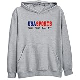 Sweatshirt Heather Gray  Usa Sports Golf  Sports