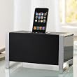 Brookstone iDesign Power Speaker Stereo Dock - Portable speakers with digital player dock for iPod - 8 Watt (total)