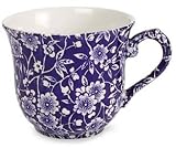 Queen s China Blue Calico 7-1 2-Ounce Teacup