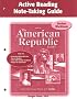 The American Republic to 1877, Active Note-Taking Guide, Student Edition