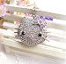 8GB Silver Hello Kitty Crystal with Necklace USB Flash Drive