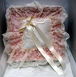 Beverly Clark Simply Elegent Ring Pillow Ivory 22BI