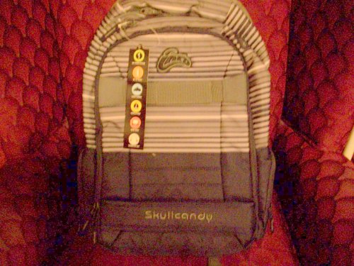Skullcandy Backpack Gray Stripe on Black DownshiftB009BHWARY 