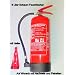 Feuerl�scher 6 Liter Schaum mit Wandhalterung