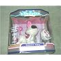 Tekno Newborns Kitty in Pink and Silver