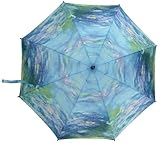 Monet Water Lilies Umbrella 46 arc, 100% Pongee Cover