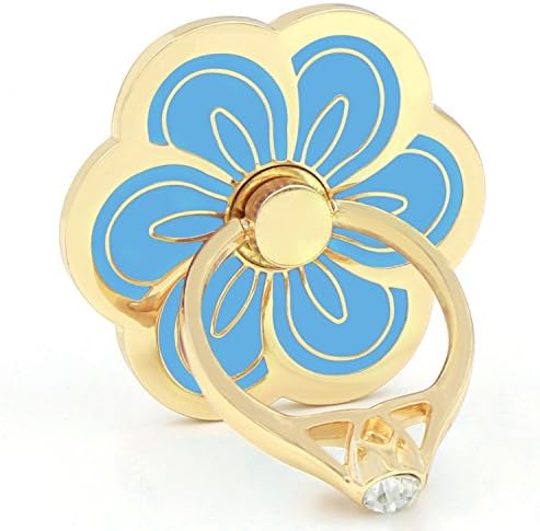 Cell Phone and Tablets Anti Drop Ring Holder Case Stand for Iphone 6 Plus Ipad Mini Ipad2 Ipad Ipod Samsung Galaxy Note S5 (Blue)