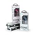 JLab Audio JBuds Core Hi-Fi Noise Isolating earbuds with Mic and Cush Fin Technology, Guaranteed Perfect Fit, GUARANTEED FOR LIFE - Pink/Black