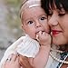 Mama & Little Deila Silicone Baby Teething Necklace for Moms - Nursing Necklace in Sweet Mint - Teething Beads and Baby Teething Toys