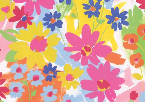 Caspari Floral Splash Lacquered Note Cards in Gift Box, 3 designs, 15 cards included Caspari Floral Splash Lacquered Note Cards in Gift Box, 3 designs, 15 cards included