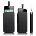 elago Slim Glide Genuine Leather I Case for Apple iPhone 4/4S - Black