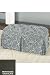 Micro Skirts - Tufted Storage Bench W / Skirt Micro Suede Chocolate Brown