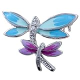 Butterfly April Birthstone Brooches