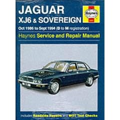Jaguar XJ6 1986-94 Service and Repair Manual (Haynes Service and Repair Manuals)