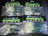 LOT of 4 5 Packs Dymara Laser Skirts Hoochie Fishing Squid Lure Trolling Salmon