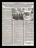 Johann Beck (Message of three events: earthquakes in Italy, three suns, and ghost phenomenon in margin Castle (Poland) and a comet in 1581, 2nd Condition) Gold Wood-Mounted Art Poster Print - 13