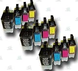 12 High-Capacity LC900 Compatible Ink Cartridges for the Brother MFC-5840CN Printer Model