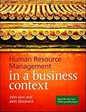 Human resource management in a business context