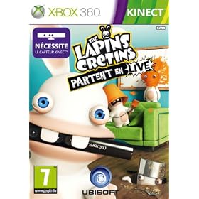 Les lapins cr�tins : partent en live (jeu Kinect)