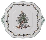 Spode Disney Christmas Tree Celebration Square Cake Plate
