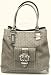 Guess Logo World Black/Grey Signs Handbag Purse Bag Hobo Tote