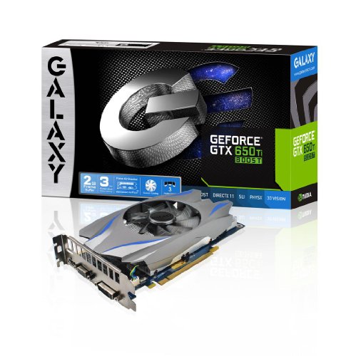Galaxy GeForce GTX 650 Ti Boost 2 GB GDDR5 PCI Express 3.0 HDMI/DVI/VGA SLI Ready Graphics Card, 65NPH7DN7WGU Graphics Cards 65NPH7DN7WGU On Sale