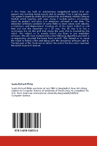 Autonomous Robot Navigation System And Line Following Robot: Autonomous Robot Navigation System Using Optical Mouse-based Odometry, Line Following and End of Line Detection Robot
