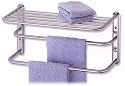 Premier Hotel Style Towel Rack - 20.5" L., Satin Nickel