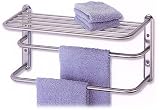 Premier Hotel Style Towel Rack - 20.5 L., Satin Nickel