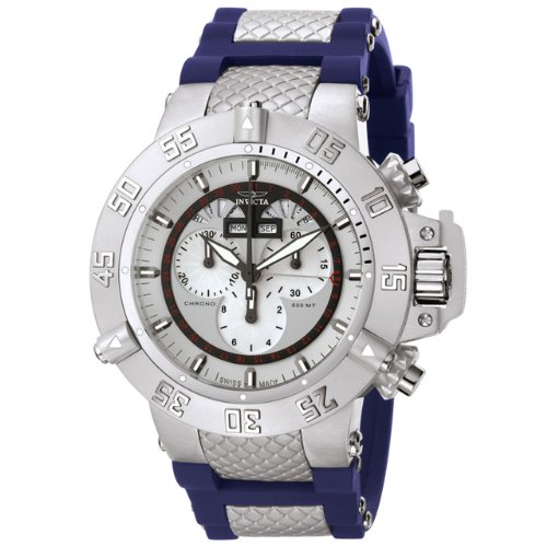 Invicta Men's 5696 Subaqua Collection Chronograph Stainless Steel Blue Rubber Watch