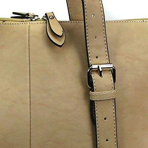 LDS Womens Taupe Temple Bag - Synthetic Leather