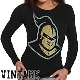 My U UCF Knights Ladies Black Gigantor Vintage Long Sleeve T-shirt