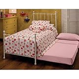 Molly Twin Daybed with Roll-Out Trundle Hillsdale-1090BTWHTR