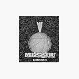 Missouri Tigers Mizzou Basketball Pendant - Sterling Silver Jewelry