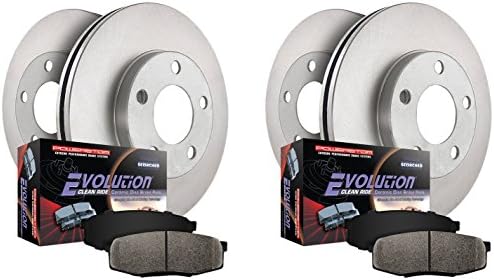 Power Stop KOE4471 Autospecialty Front and Rear Replacement Brake Kit-OE Brake Rotors & Ceramic Brake Pads
