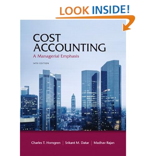 Cost Accounting (14th Edition)
