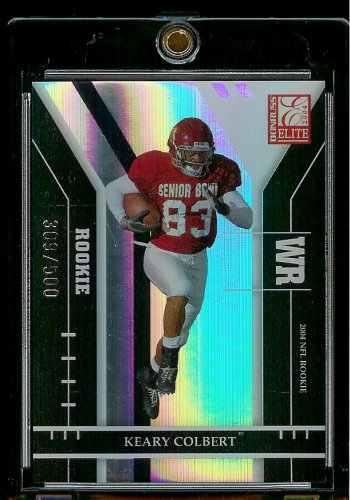 2004 Donruss Elite Keary Colbert Rookie Serial #/500 USC Trojans Football Card - Mint Condition - Shipped In Protective ScrewDown Case!