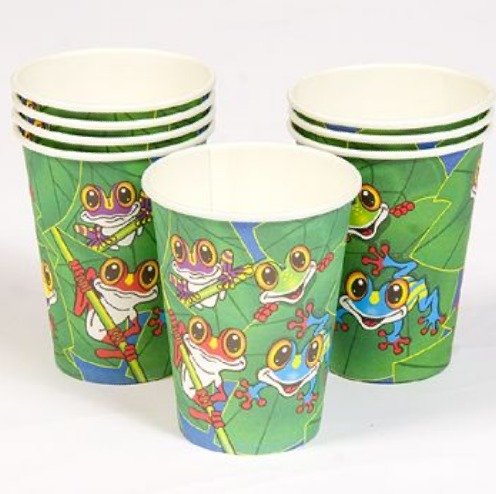 Frog Party Cups (8pcs)