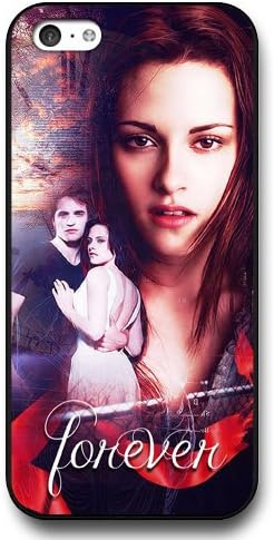 iPhone 5c case, Customize Factory Love Movie The Twilight Saga Hard Frosted Black iPhone 5c Case Neverfade Scratchproof Ametabolic case