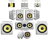 9 New In Wall or Ceiling Speakers Acoustic Audio HD-725