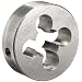 Union Butterfield 2010(NPT) Carbon Steel Round Threading Die, Uncoated (Bright) Finish, 3/8"-18 Thread Size
