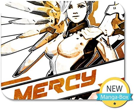Overwatch Tracer D.Va Widowmaker Mei Symmetra Mercy Rubber Mouse Pad Mousepad with Designs 9.84"x7.87"