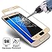 Samsung Galaxy S7 Screen Protector [Full Screen Coverage],[2- PACK] WINWONBRA - 0.26mm ThicknessBubble Free Galaxy S7 Tempered Glass Screen Protector [NOT For S7 Edge][GOLD]