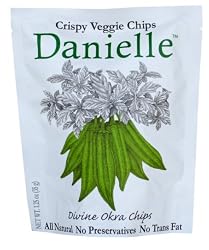 Danielle Crispy Veggie Chips, Divine Okra, 1.25-Ounce Bags (Pack of 6)