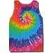 Tie Dye Mania Retro Swirl Tie-Dye Tank Tops for Men