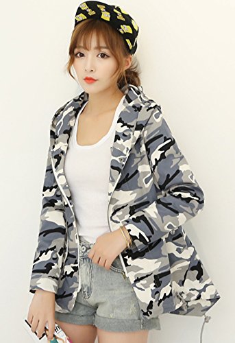 ウィンドブレーカー パーカー 迷彩柄 アーミー フード付き ジャケット ナイロン ルーズ カジュアル 長袖  大きいサイズ  美脚 秋物 冬物 可愛いスカーフ付き m204