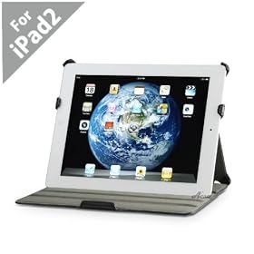 Acase iPad 2 High Quality Premium Slim Leather Case Folio with built-in Stand for Apple iPad 2 2nd... by 