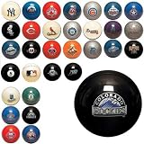 Colorado Rockies MLB Billiard Balls