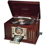 Crosley CR73-3 Celebrity 3-Disc Entertainment Center Audio System, Cherry